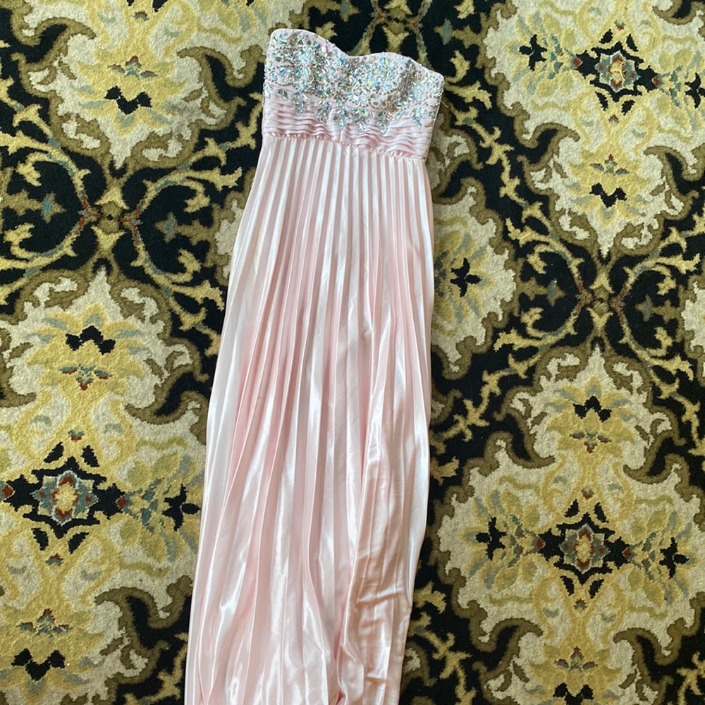Rhinestone ball gown